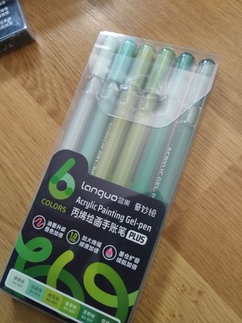 Pack  stylos gel Languo plus  x6