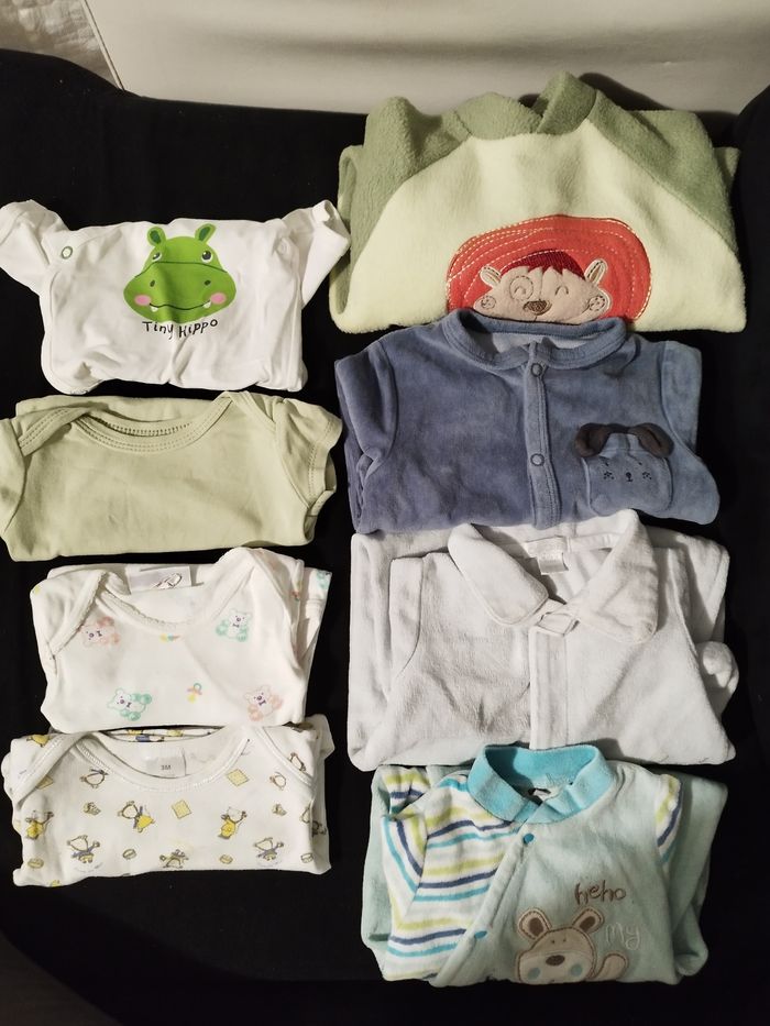 Lot vêtements bébé garçon 3 mois