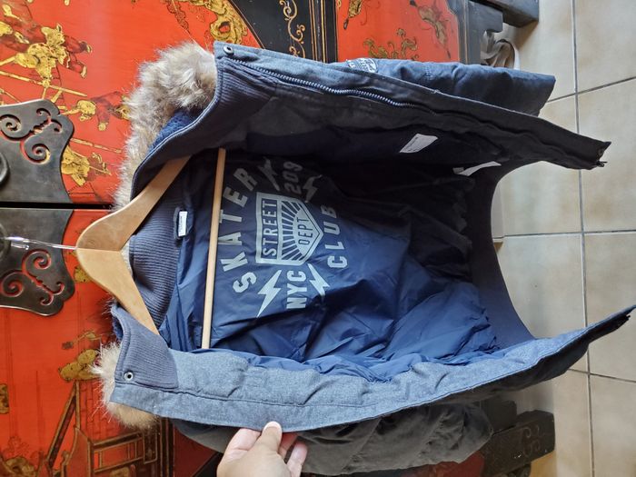 Blouson anorak hiver NEUF garçon TAPE A L'OEIL 14 ans avec capuche🌸Rdv possible sur Paris ou envoi - photo numéro 7