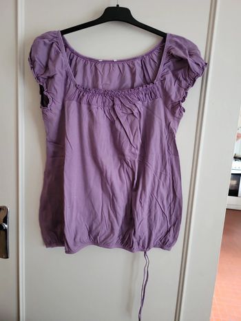 Blouse mauve