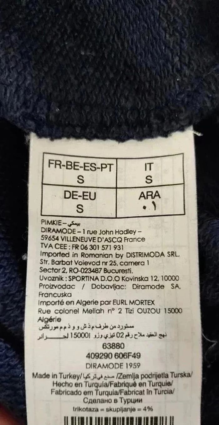 Sweat bleu marine Pimkie - S - photo numéro 3