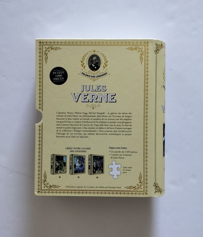 Puzzle 1000P Jules Verne - Miraludo - photo numéro 2