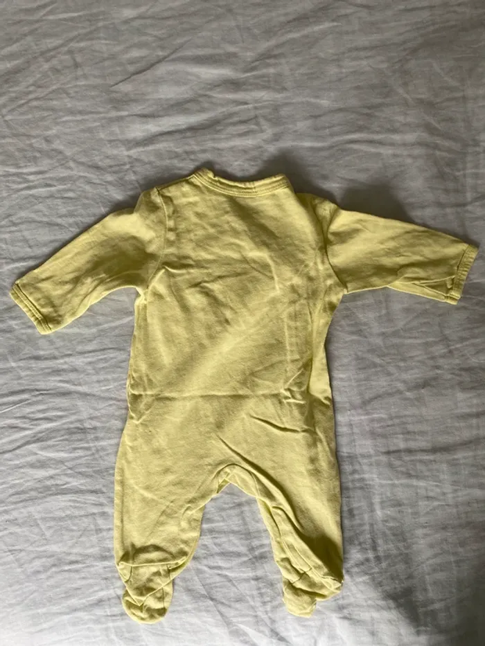 Pyjama léger 1 mois jaune Kiabi Pirates - photo numéro 4