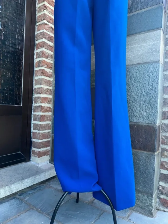 Pantalon costume bleu Zara Taille XS / 34 - photo numéro 11
