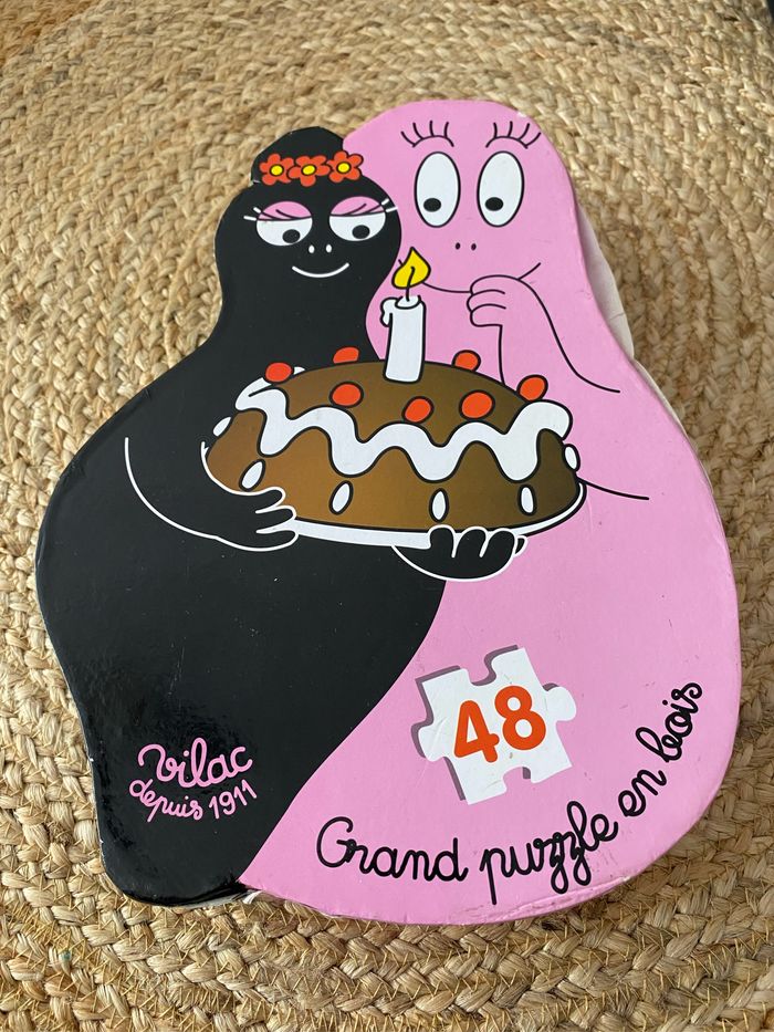 Puzzle en bois Barbapapa - photo numéro 3