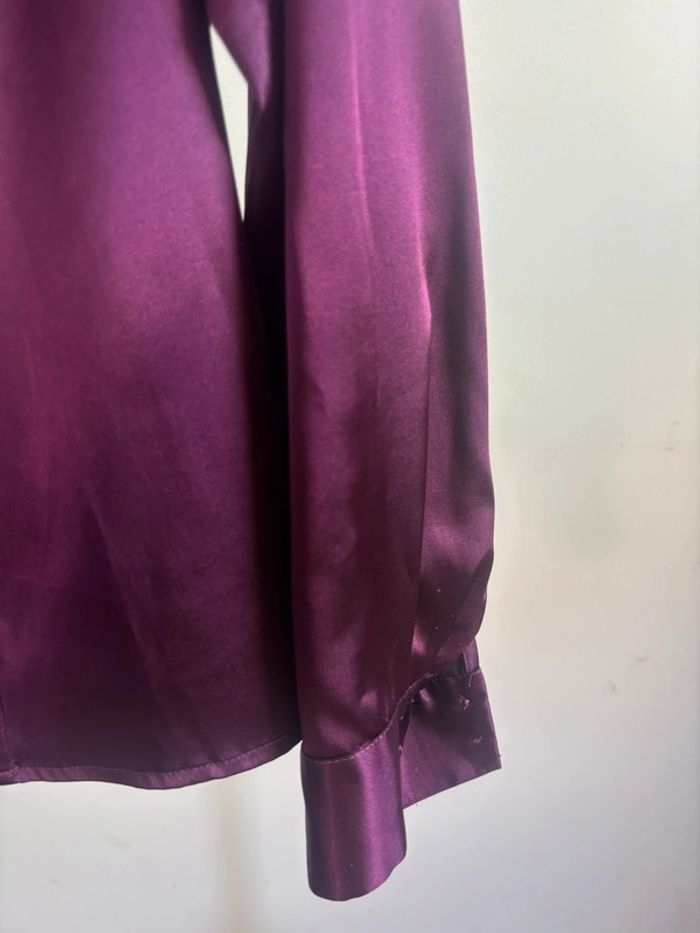 Chemise violet brilllante Rhapsodie taille XXL/44 - photo numéro 5