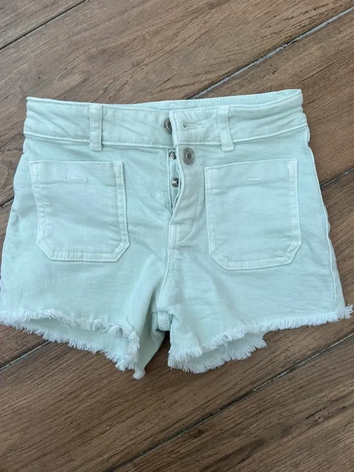 Short en jean fille