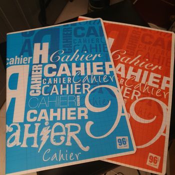 Cahiers  96 pages format 24* 32