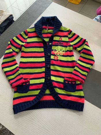 Gilet rayé 10 ans Orchestra