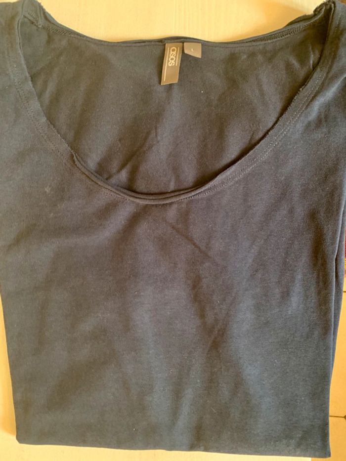 Tee shirt Asos col rond manches courtes
