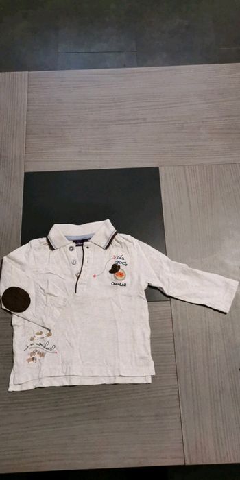 Polo manche longue sergent major 12 mois