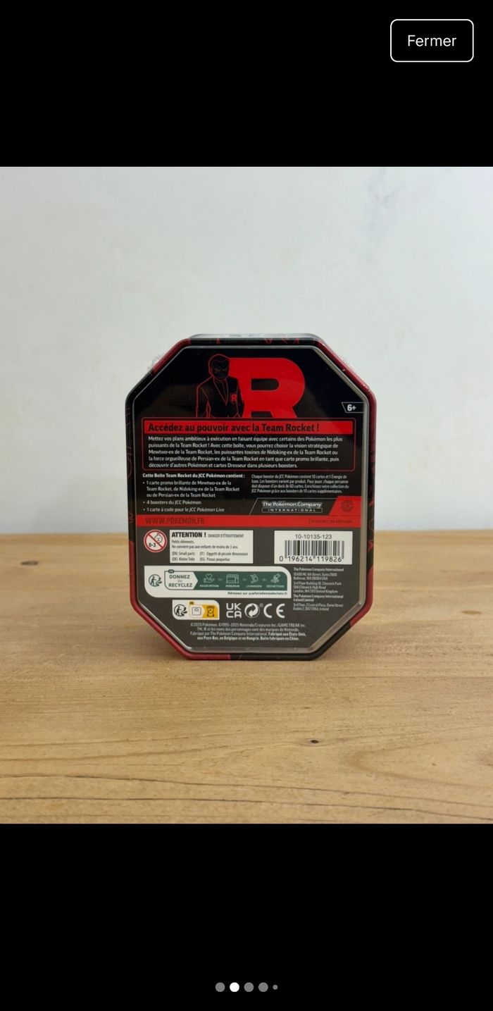 Pokebox persian ex team rocket ev10 - photo numéro 2