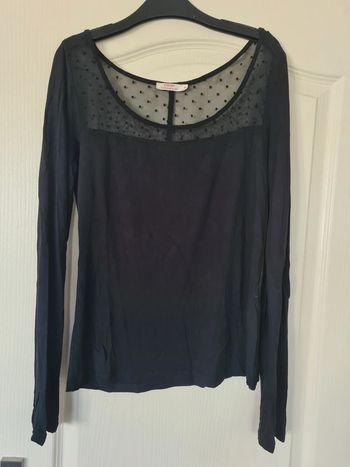 T-shirt manches longues plumetis DDP