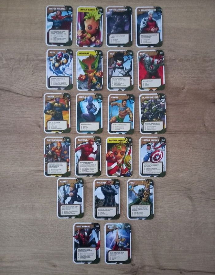 Cartes " Marvel 2024 " 21 + 4. - photo numéro 2