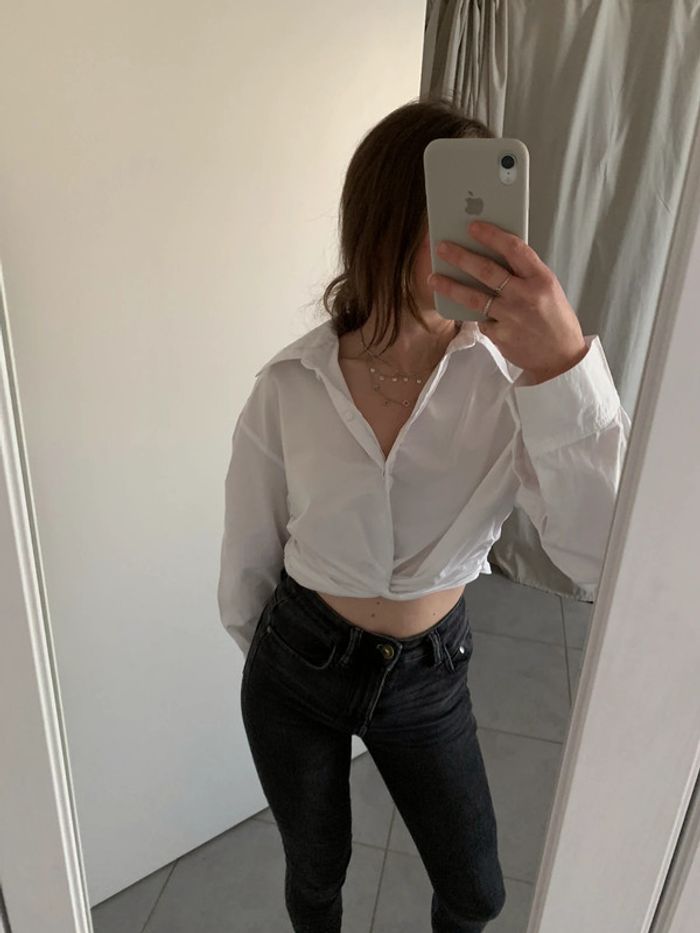 Chemise nouée Zara - photo numéro 6