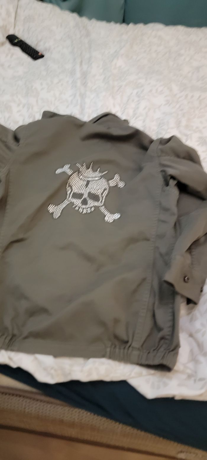 Veste militaire tête de mort - photo numéro 2