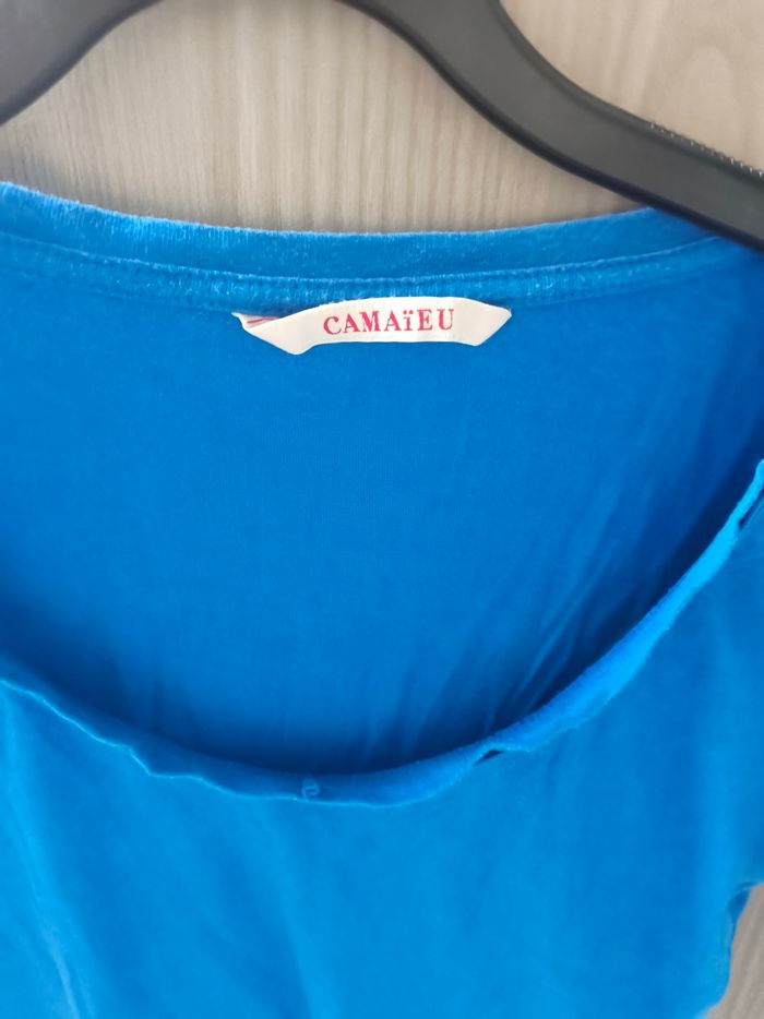 Tshirt camaïeu taille 1 xs - photo numéro 4