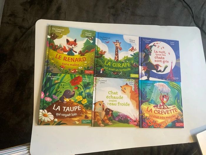lot de six livres pour enfants de Éric Emmanuel Schmitt