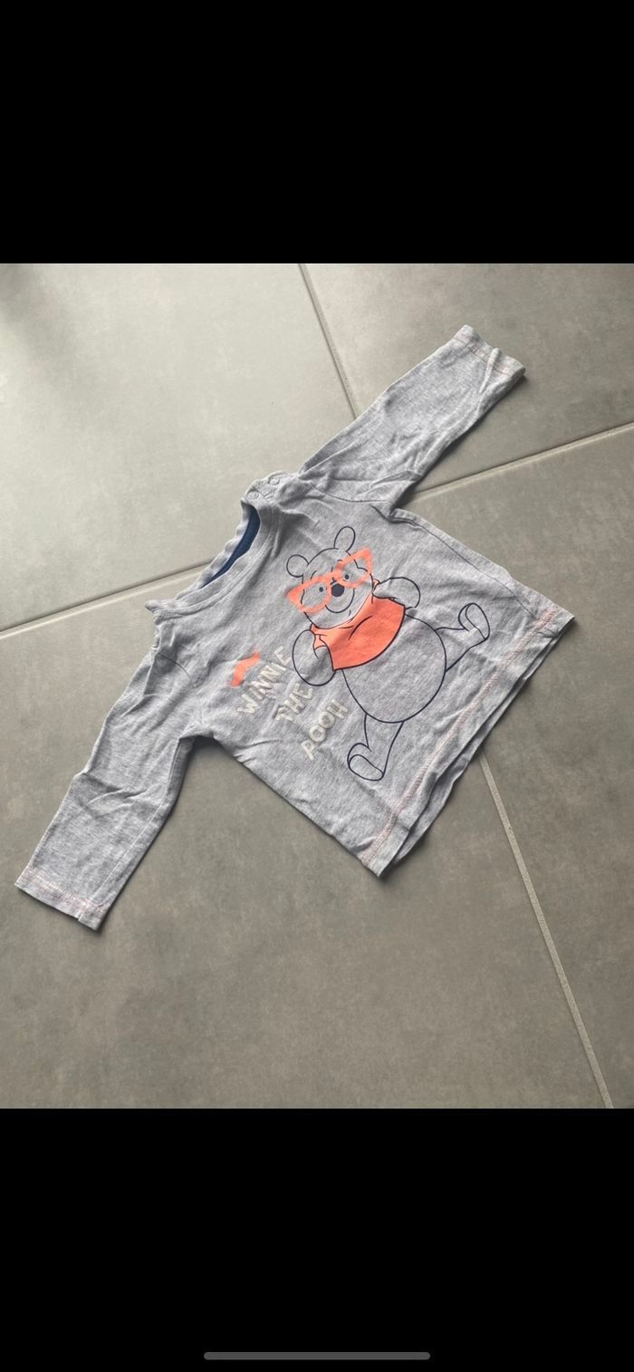 Tee shirt manches longues Winnie l'Ourson Disney 6 mois