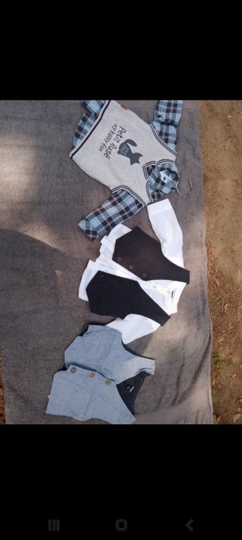 Chemise +sur chemise  3 et 9 mois