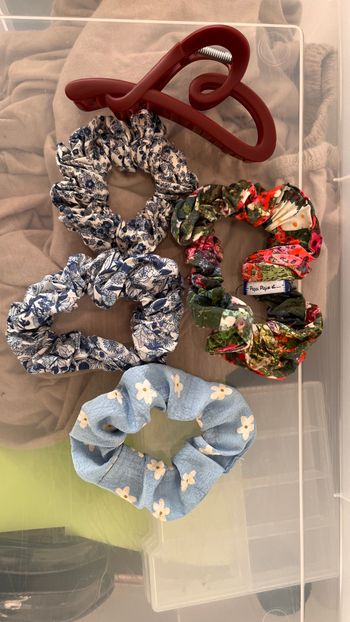 Lot chouchous et pince cheveux