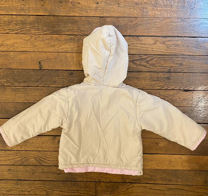 Manteau capuche Vynil Fraise Taille 3 ans - photo numéro 10
