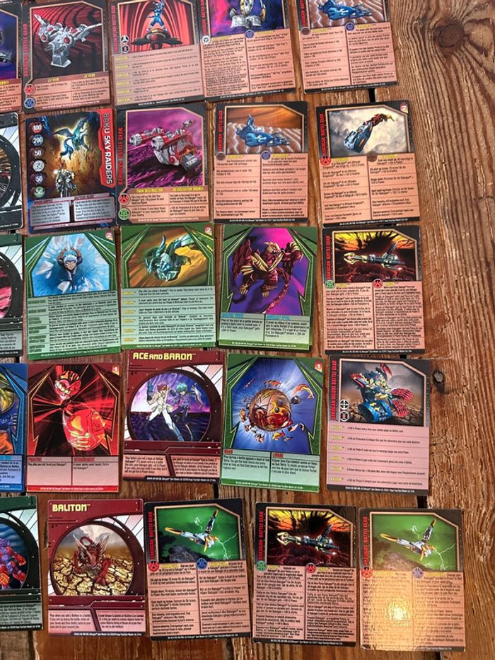 Gros lot de 62 cartes Bakugan de collection officielles collector jeu de figurines - photo numéro 5