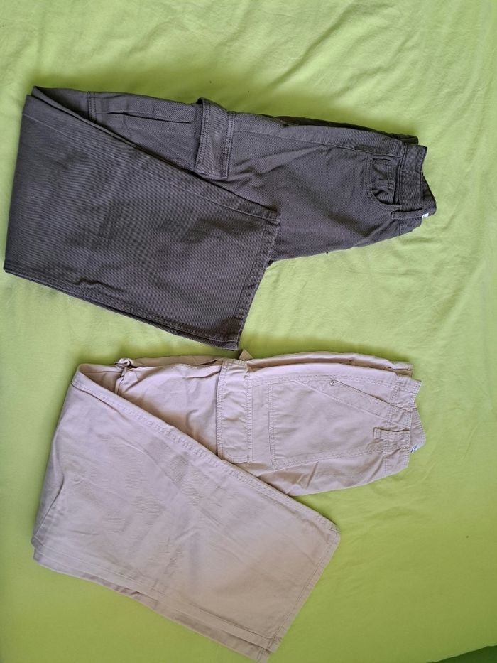 Lot 2 pantalons cargo