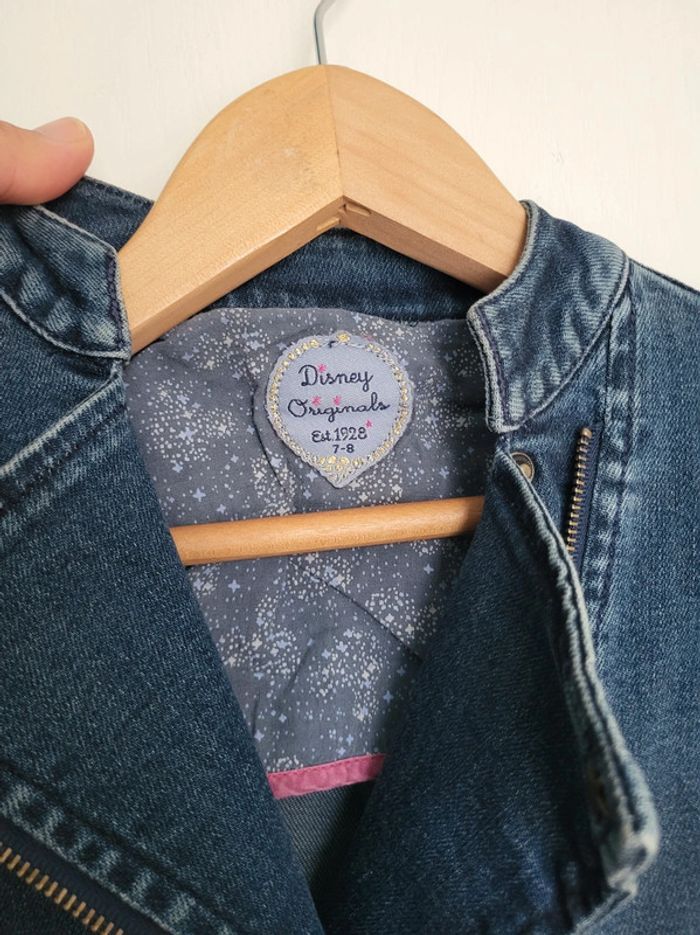 Veste en jean Minnie à sequins - photo numéro 5