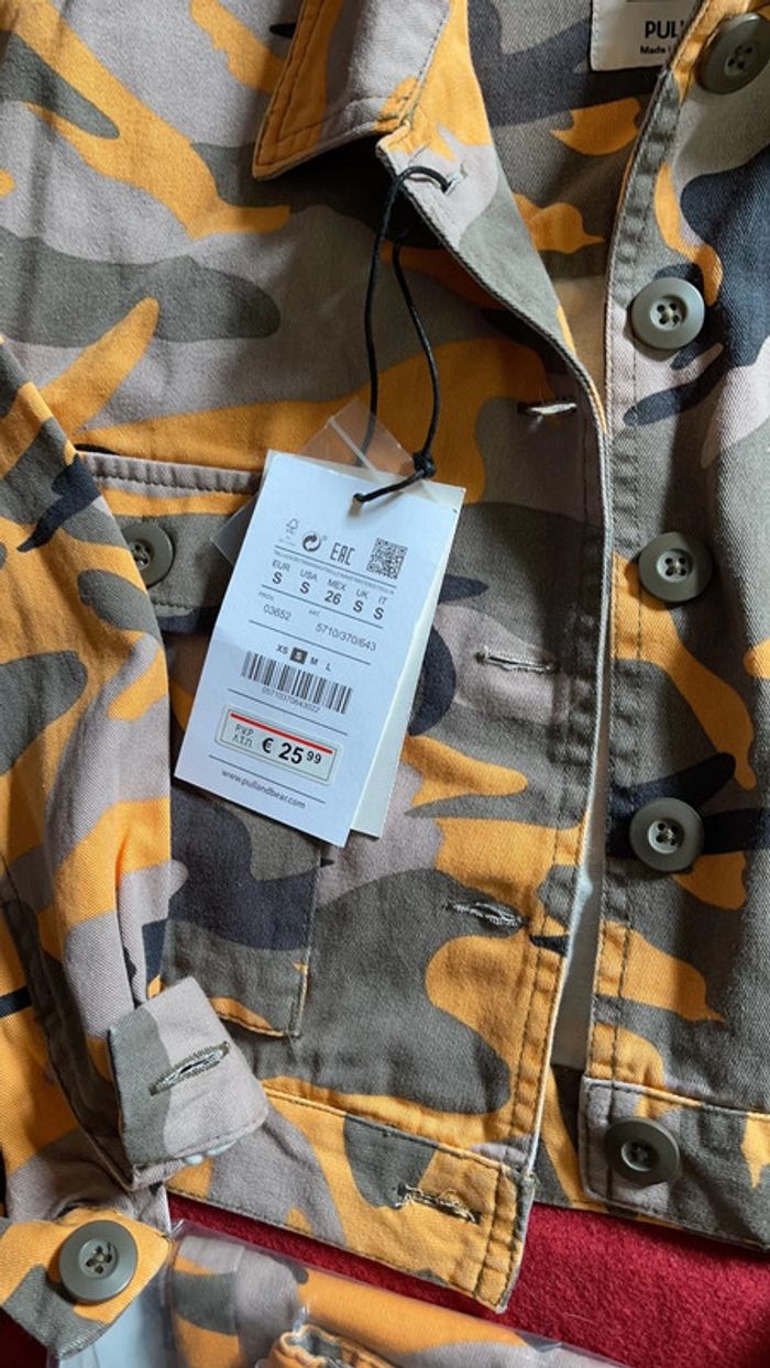 Joli ensemble veste courte et pantalon camouflage neuf avec étiquette - photo numéro 4