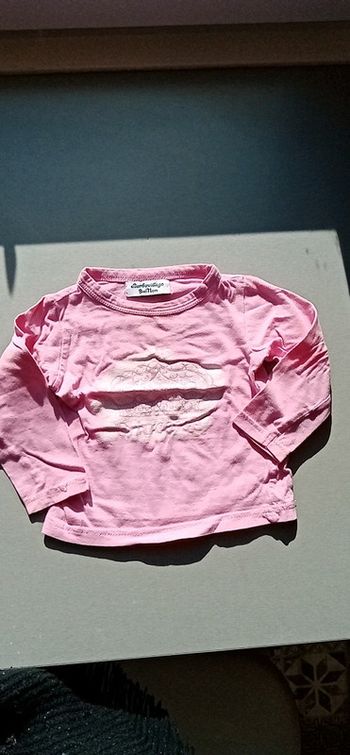 Tee shirt manche longue 9 mois fille