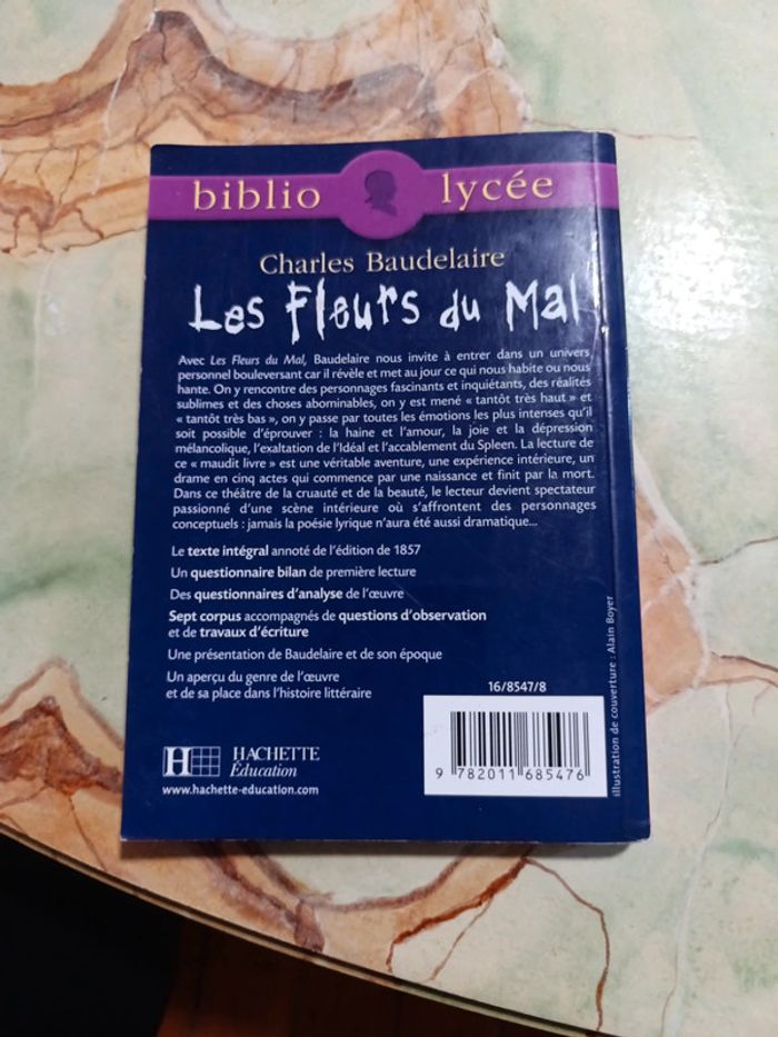 Les fleurs du Mal Charles Baudelaire édition biblio lycée - photo numéro 2