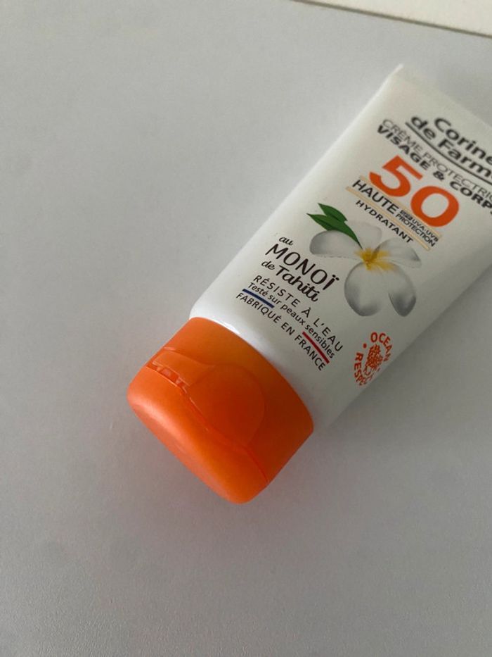 Crème protectrice visage & corps 50 monoï - photo numéro 3
