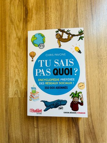 Livre de Chris Pavone «Tu sais pas quoi» Édition L’Étudiant