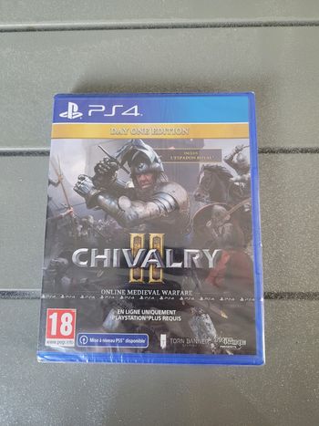 Chivalry 2 II Day one Neuf sous blister Version française Jeu PlayStation ps4