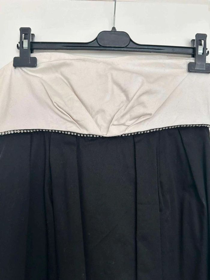 Robe bustier  noire/creme  T42 - photo numéro 2