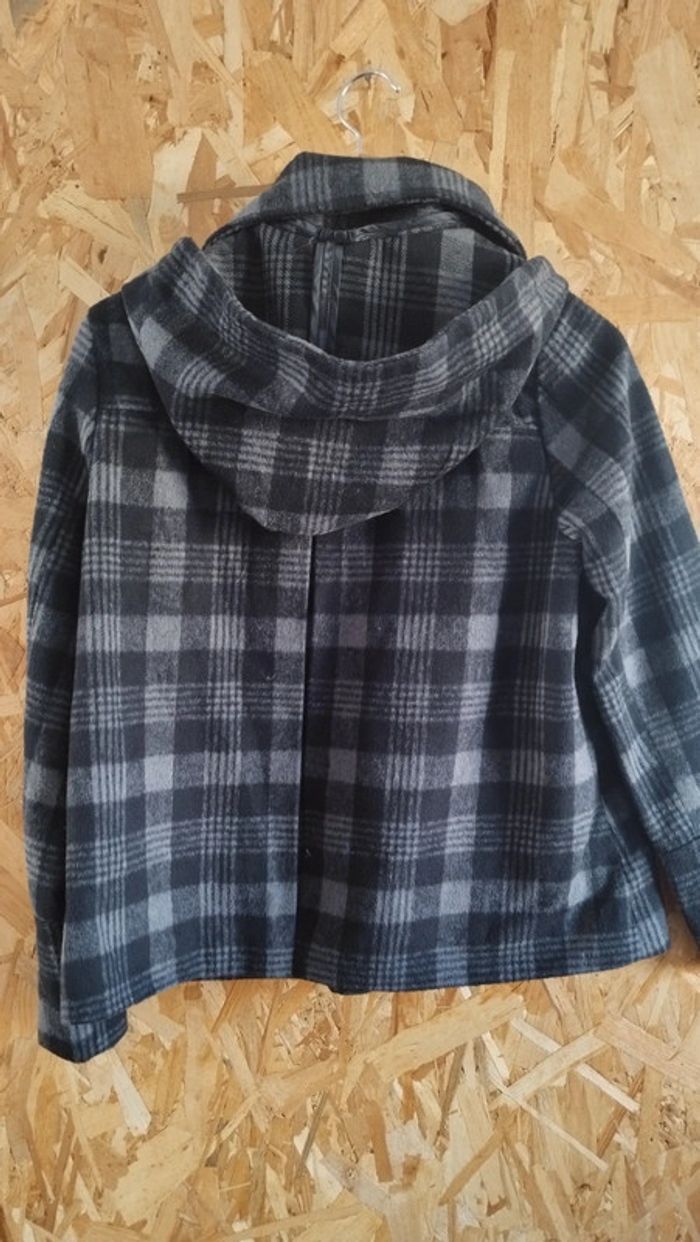 Veste chaude douce à carreaux - photo numéro 3