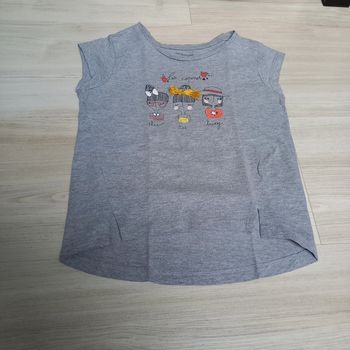 Tee shirt gris les copines