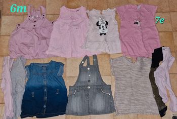 Lot 6robe 1combi et 4paire collant
