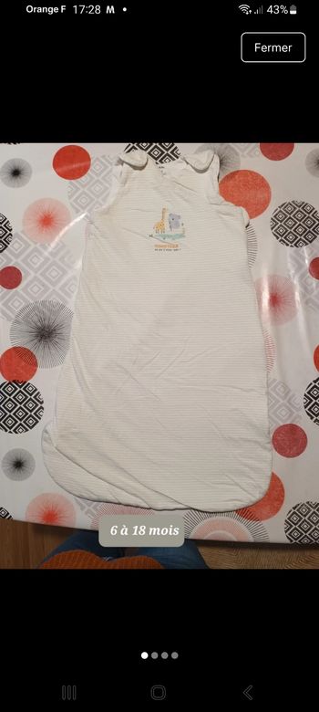 Gigoteuse savane 🦒 taille 6 à 18 mois 