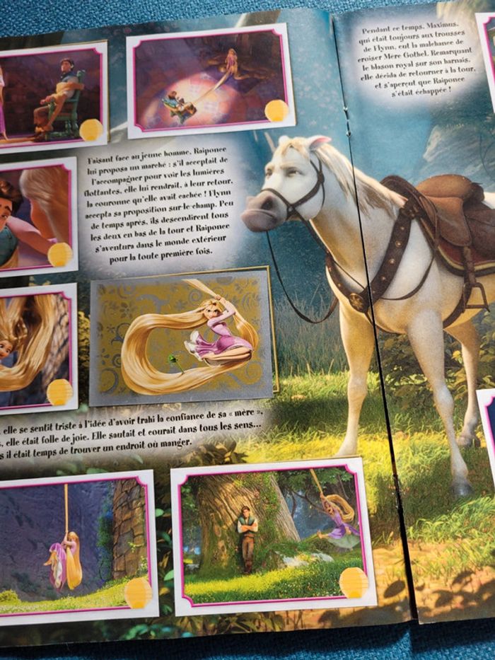 Album Panini Raiponce complet + poster Disney collection autocollants stickers princesse - photo numéro 4