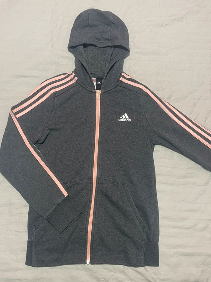 Sweat zip à capuche Adidas