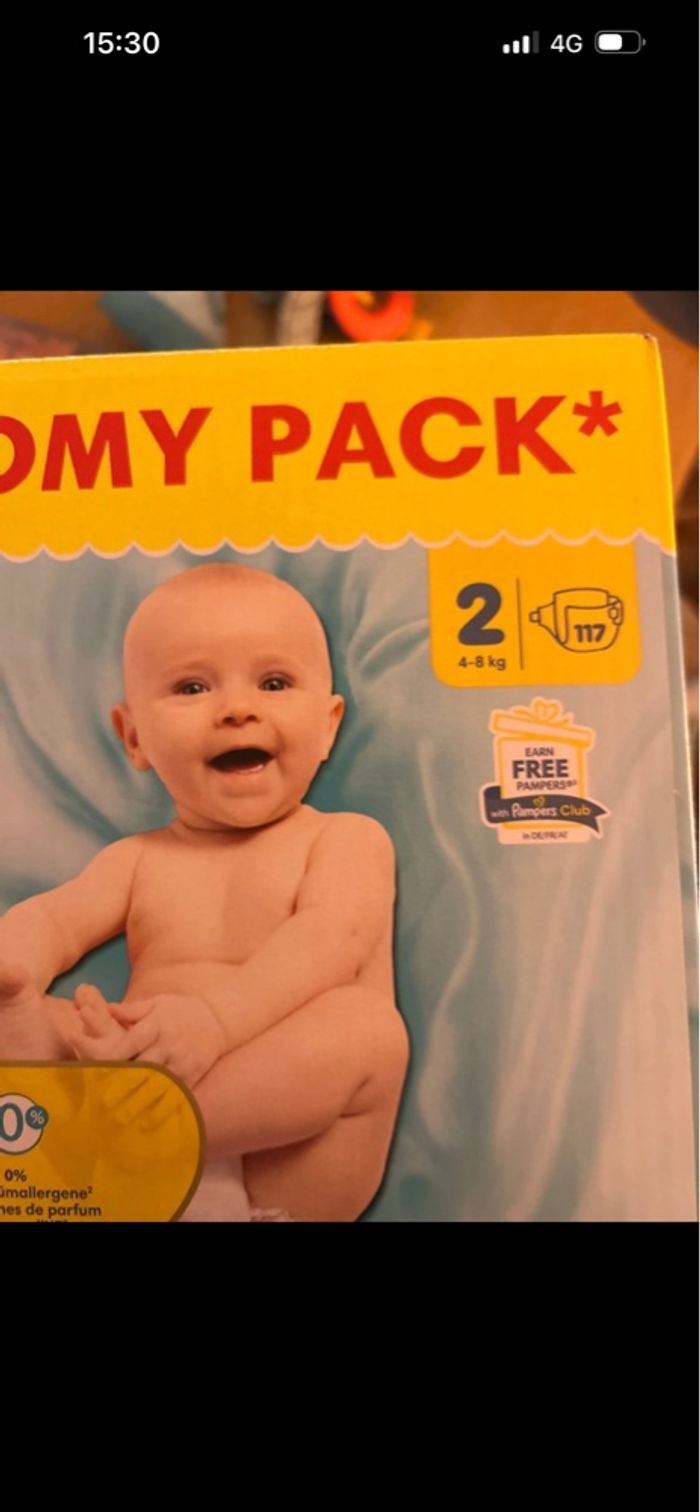 COUCHES PAMPERS TAILLE 2 - photo numéro 3