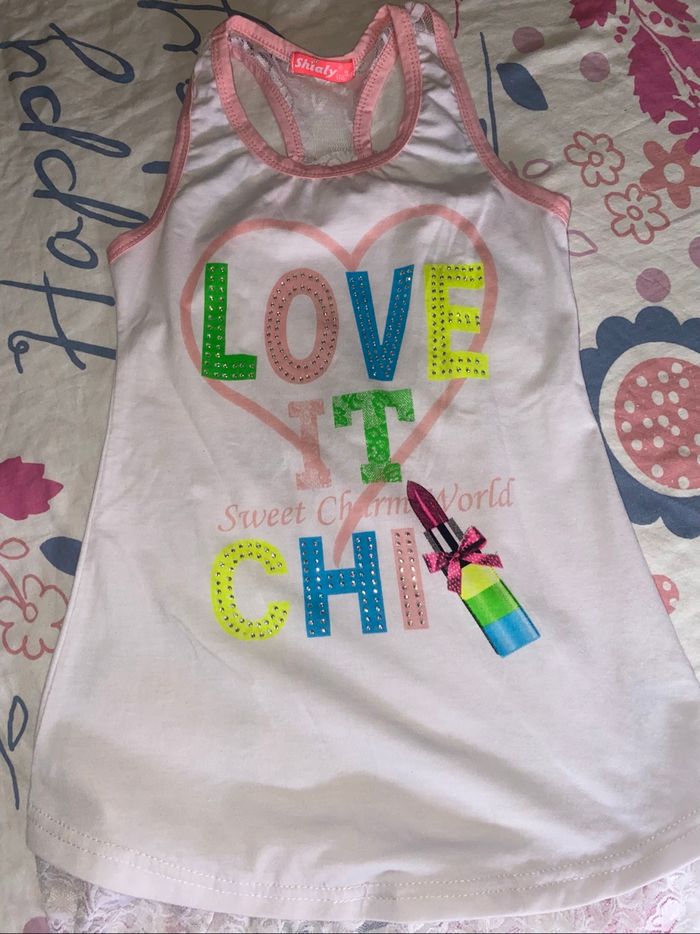 Lot t-shirts fille - photo numéro 7