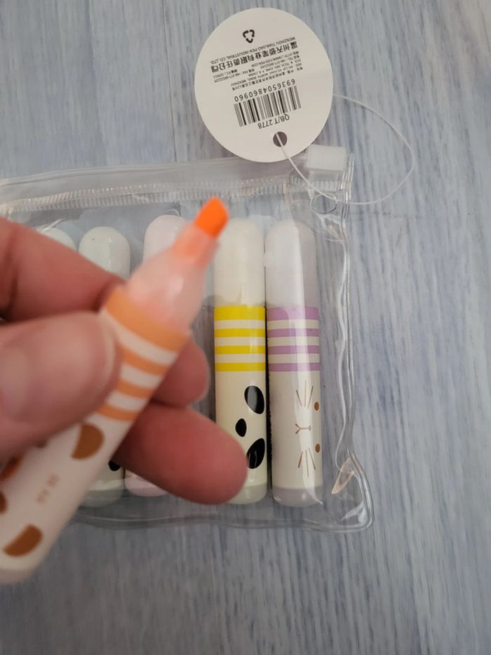 Mini surligneurs animaux mignons - photo numéro 3