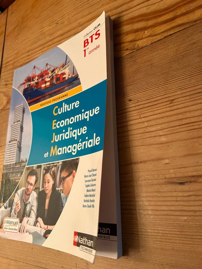 Livre BTS 1ère année Culture Économique Juridique et Managériale - photo numéro 3