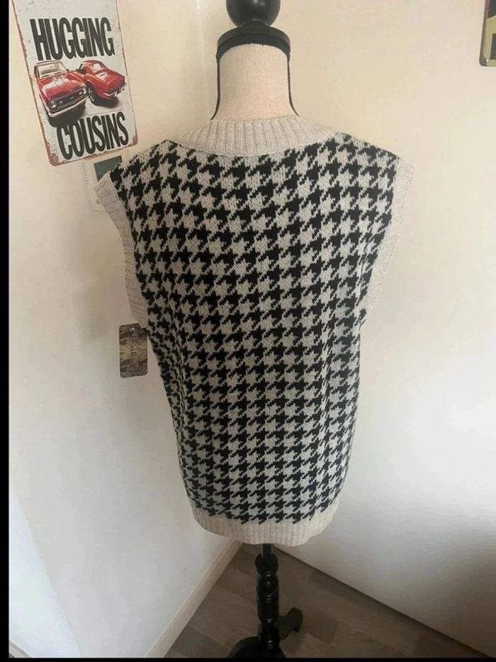 Super pull sans manche col en V made in Italy taille unique - photo numéro 4