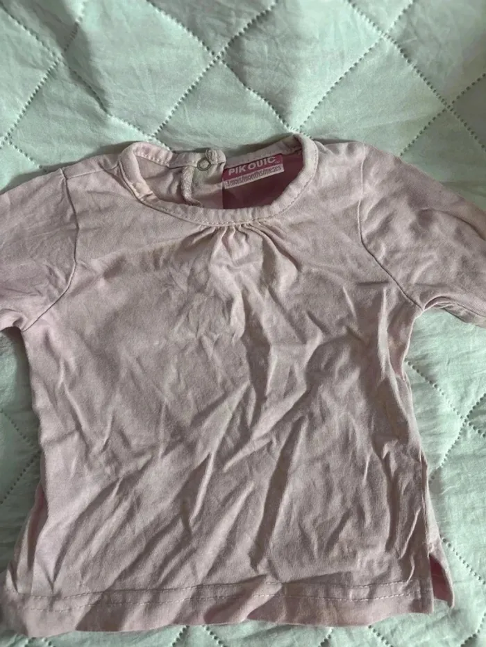 T shirt taille 3mois marque pik ouic - photo numéro 2