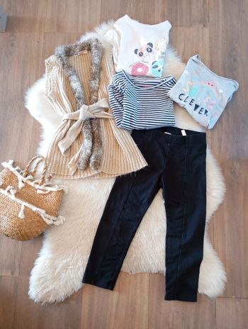 Gros Lot fille 💗 5 pièces  rentrée 2/4 ans h&m lupilu
