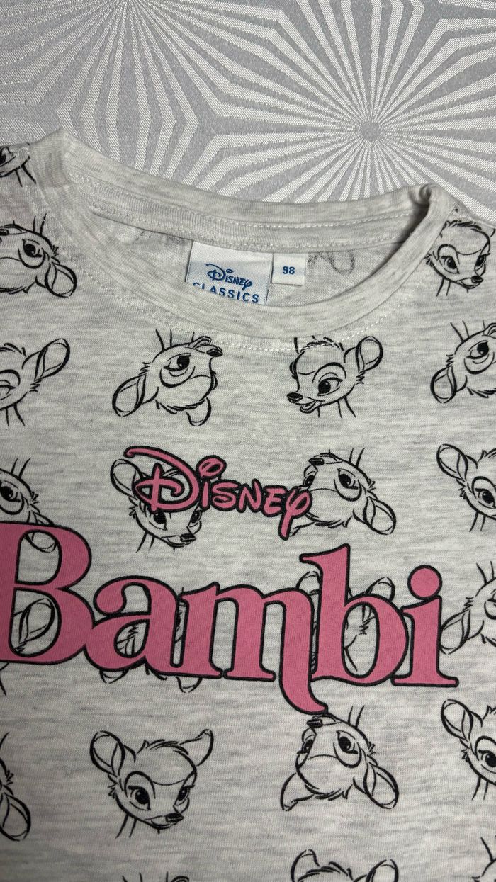 Tee-shirt manches courtes Bambi 3 ans - photo numéro 4